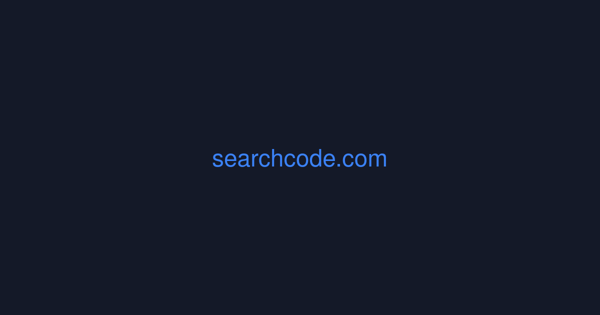 searchcode.com blog launch